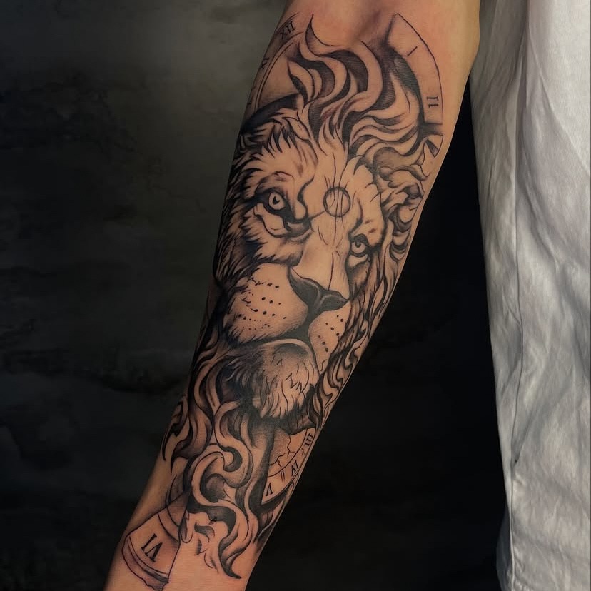 Blackwork Tribal Desen Dövme